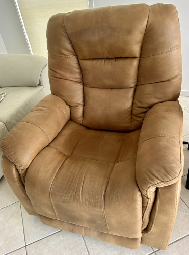 Mercer Electric Lift Chair - Badlands Saddle Brown