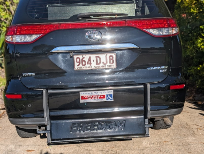 2015 Black Toyota Tarago