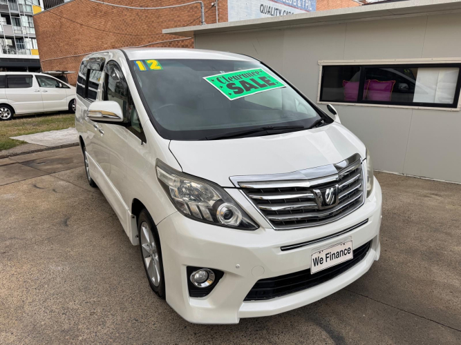 2012 Toyota Alphard Wheelchair Vehicle