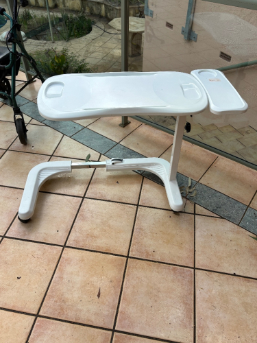 Table Over-Bed Chair - Adjustable Width