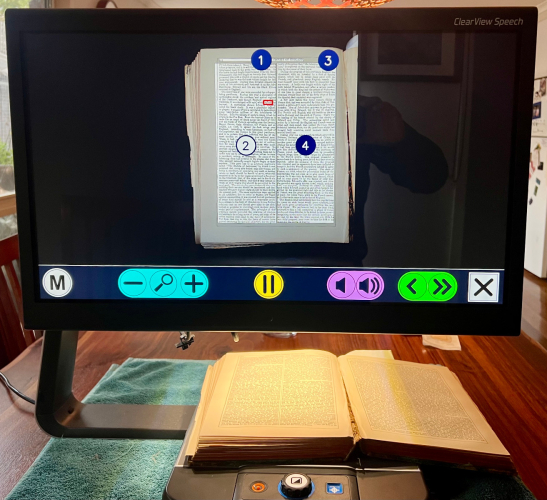 Optelec ClearView C 24 Speech Vision Aid