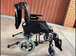 Wheelchair Breezy BasiX2TM Transit 18" & bag