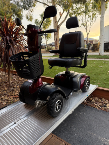 Merits Eco 745 Mobility Scooter and Ramp