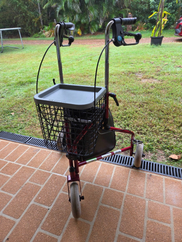 3-Wheeled Rollator Walker - Mobility  Aid