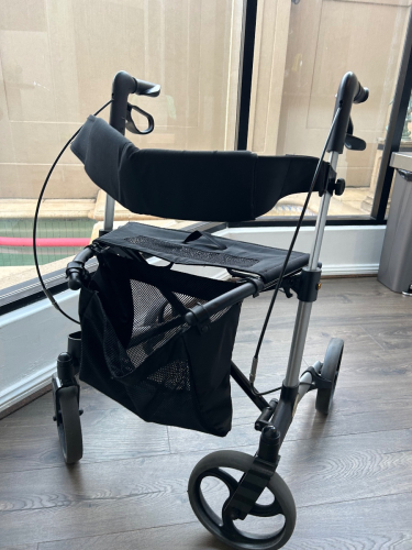 Max Mobility 4-Wheel Walker with Basket