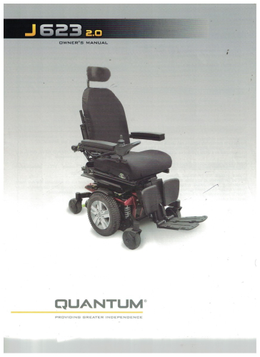 Quantum J623 2.00 Electric Wheelchair