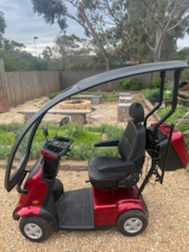 Near-New Red Afiscooter C with Canopy