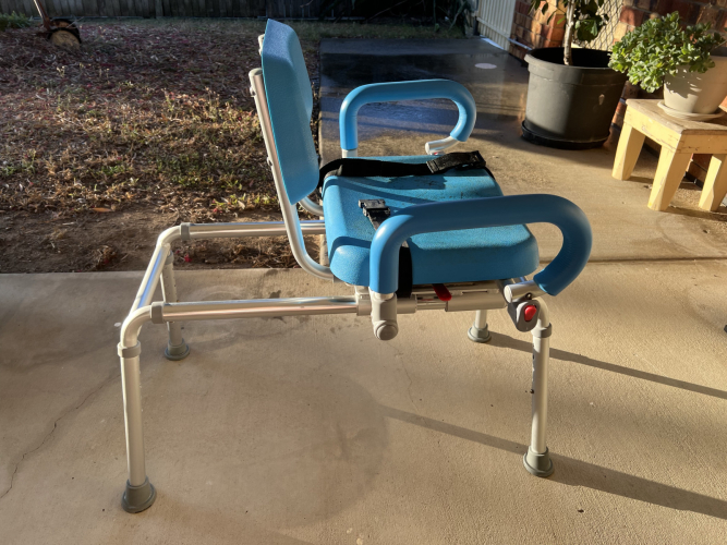 Shower Chair with Swivel & Slide