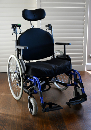 Carer-Propelled Motorised Wheelchair